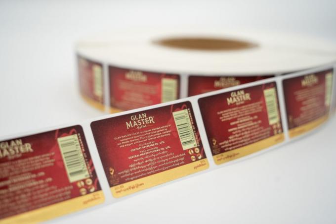 Carta adesiva trasparente autoadesiva anti-falsificazione adesivi in vinile impermeabili 1
