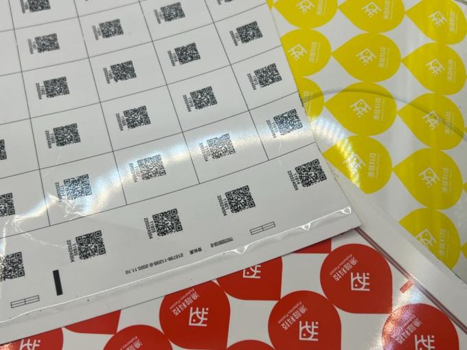 adesivi etichette personalizzate sono perfetti per adesivi ologrammi etichetta codice QR modificabile 1