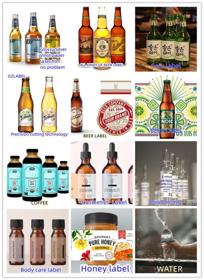 16Etichette personalizzate per bottiglie di birra con rimozione della colla locale per una facile applicazione 0