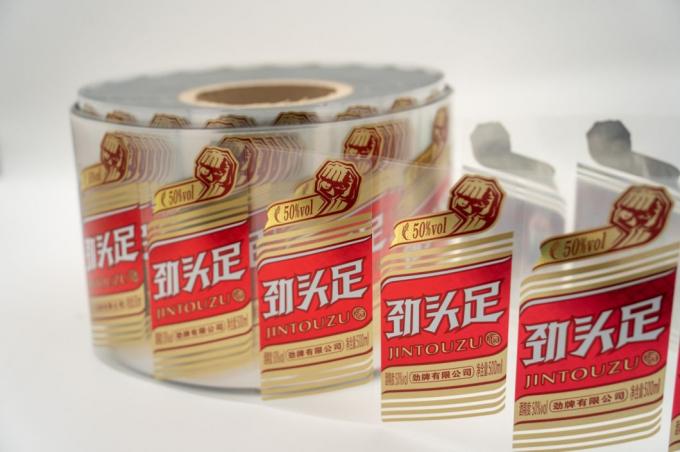 Etichetta della bottiglia di vino personalizzata sensibile al calore Adesivo Etichette dei prodotti trasparenti impermeabili 2