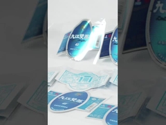 Adesivo di ritorno Avery personalizzato Adesivi etichetta rotonda Carta adesiva trasparente stampabile