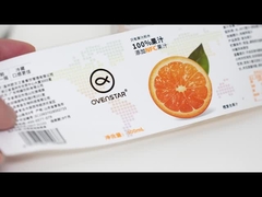 Etichetta della bottiglia di vino Etichetta adesiva umida per imballaggi impermeabili con rotolo rotondo personalizzato