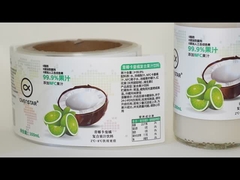 Etichette adesive rotonde personalizzate con eccellente capacità di produzione per etichette per bottiglie di bevande