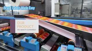 Soluzioni di etichette personalizzate per il tuo marchio DAL DESIGN ALL'ETICHETTA