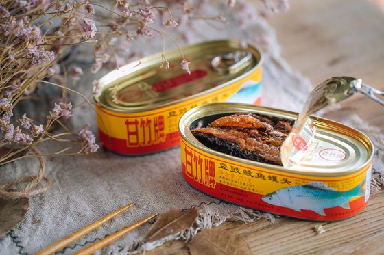 Etichette a manica ristretta per alimenti Etichette in scatola sensibili al calore personalizzate